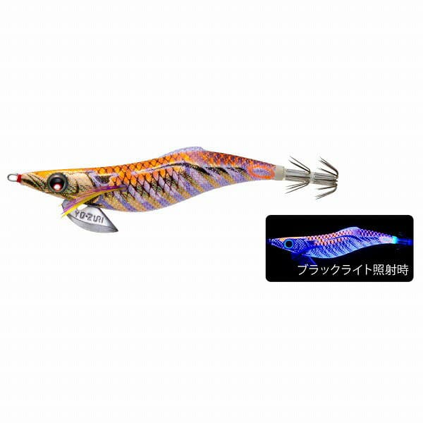 【ネコポス対象品】デュエル(DUEL) アオリーQ フィンエース 3.5号 ケイムラゴールドオレンジ