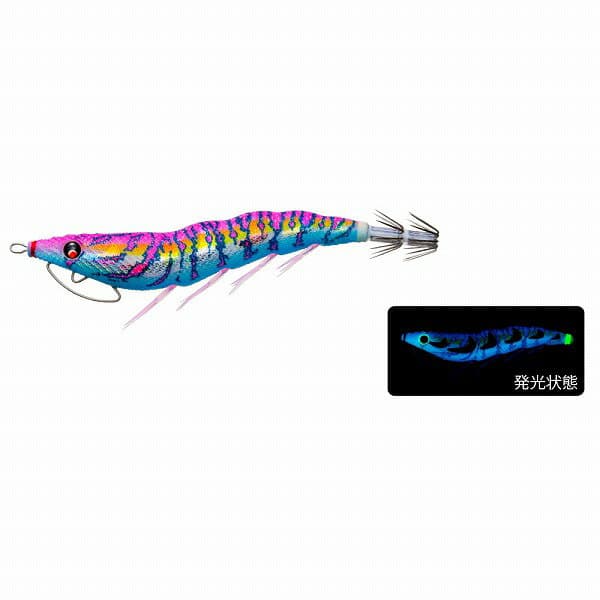 デュエル(DUEL) EZ-Q キャスト 喰ワセ 3.5号 ブルー夜光マーブルピンク