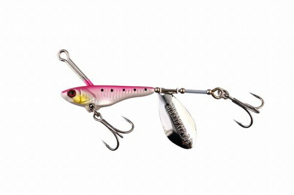 Jackall Metal Jig Big Backer Spin 40g Pink Back/Slim Border Holo