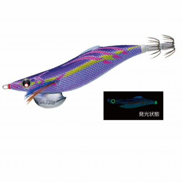 【ネコポス対象品】デュエル(DUEL) アオリーQ ロングキャスト 3.5号 BLPP ブルー夜行パープルパープル