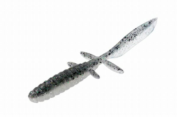 Jackall DB Yuma Free 3.8 inch Dark Thunder / Clear Silver