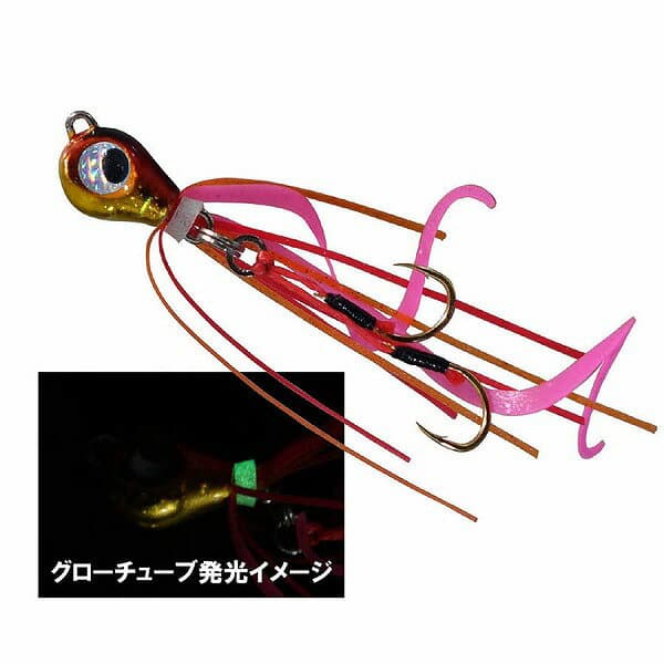 【ネコポス対象品】ルーディーズ　魚子ラバ　2．5g　アカキン
