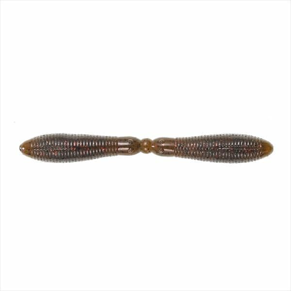 Tiemco Worm Loco ism Creepy Egg 45T #106 Dark BR/BK&RE.FL