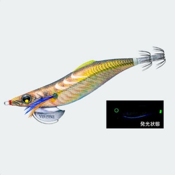Duel Aori Q Long Cast Slow 3.5 BLGA Blue Night Glow Gold Real Aji