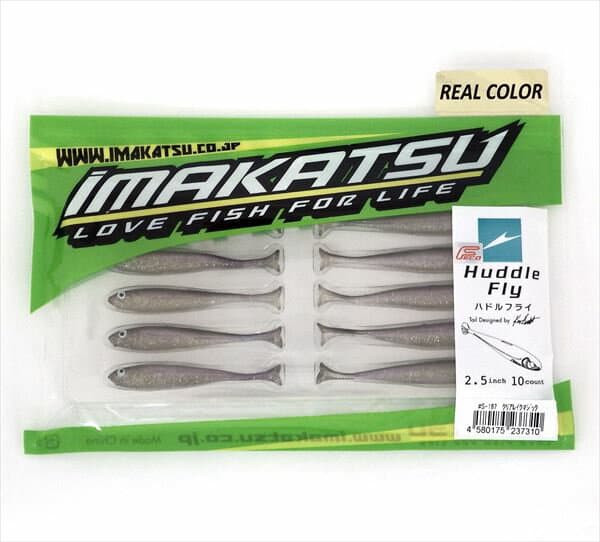 Imakatsu Huddle Fly 2.5 inch Real Color #S-187 Clear Lake Magic