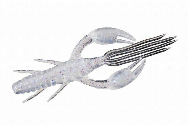 O.S.P Worm DoLive Craw SW 3inch W068 Clear Crystal Flake