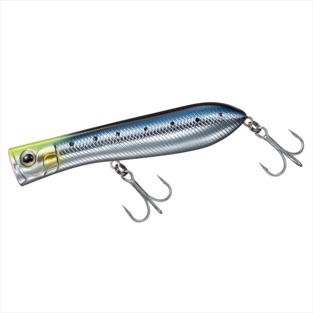 Daiwa Salty Pop 95F Chart Head Metallic Iwashi