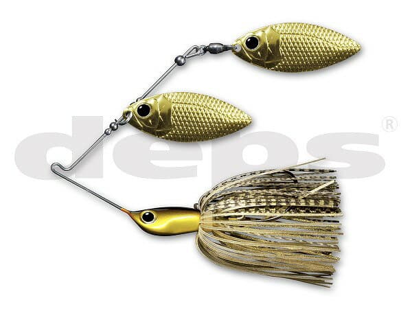 Deps Spinnerbait B Custom 1/2oz Double Willow #06 Black Gold