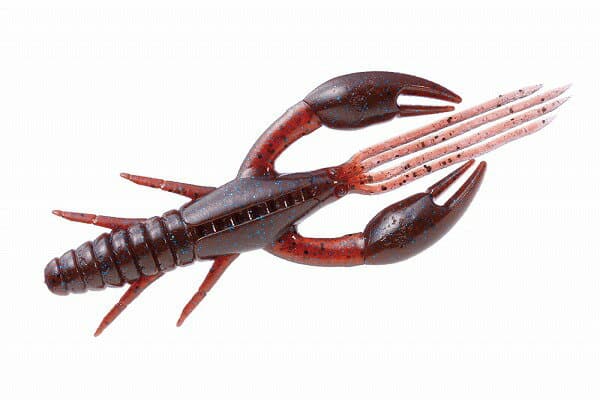 O.S.P Worm DoLive Craw 4inch W034 Scuppernon Blue Flake