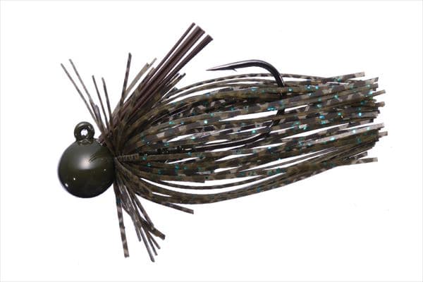 OSP Jig Zero Three Hunts 9g Green Pumpkin Blue Flake S12