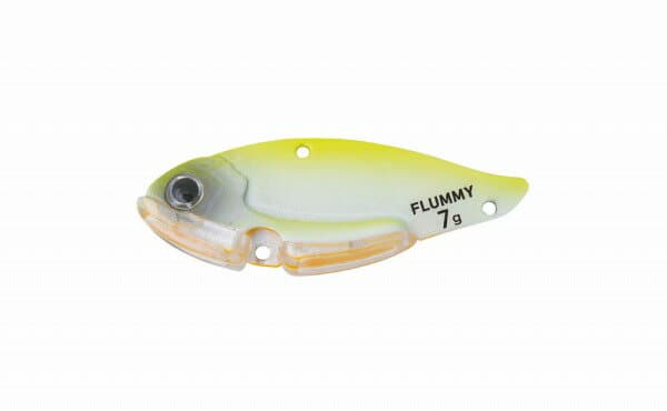 Bottomup Bass Lure Flummy 7.0g Lime Shad