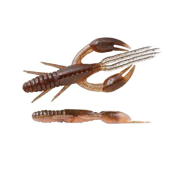 O.S.P Worm DoLive Craw 3inch Green Pumpkin Red/Natural Orange TW108