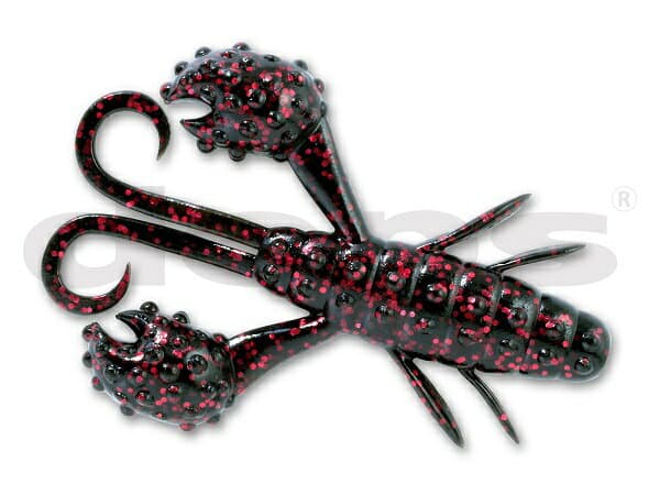 Deps Beckon Craw 3.5inch #88 Black/Red Flake