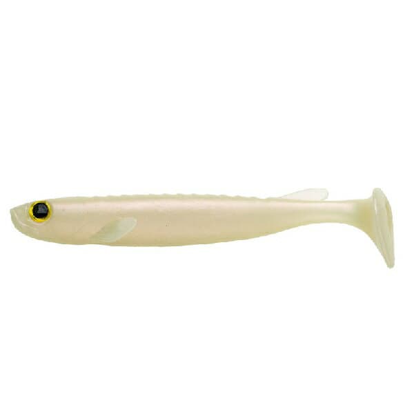 Ecogear Worm Celt 3.5inch #010 Pearl Glow (luminous)