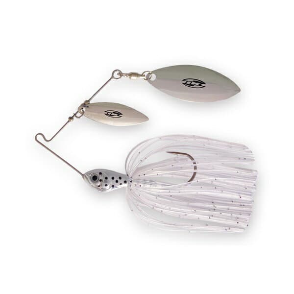 Imakatsu Spinnerbait Zinx Mini Super Blade TG 1/4oz #ZX-078 Ghost White S/S