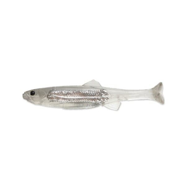 Imakatsu Worm Huddle Fat Fly elastomer 2.8inch Flush Plate #S-585 Stealth Clear