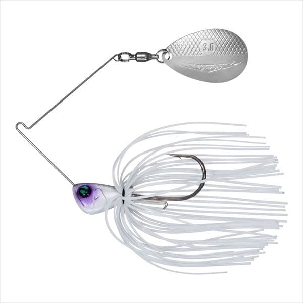 Daiwa Spinnerbait Steez Igla 1/4oz Type Indiana Silver White