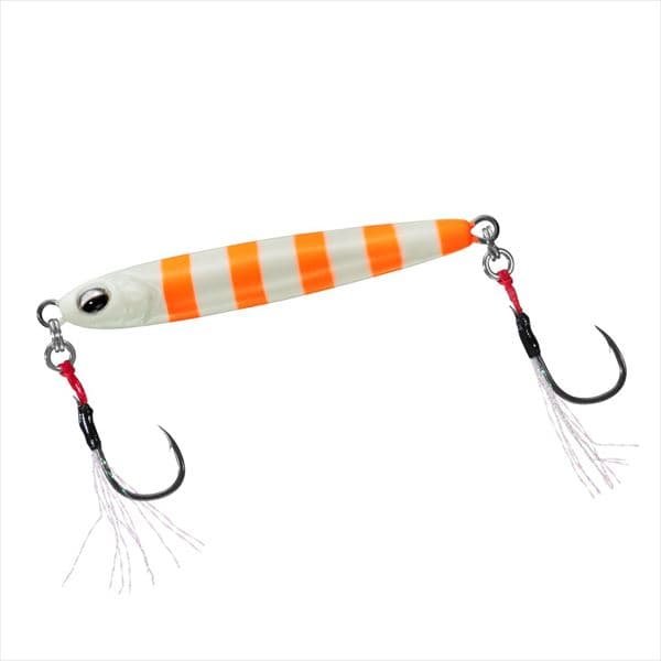 Daiwa Samurai Jig R Slow Fall 30g Glow Zebra Orange