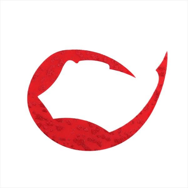 Daiwa Kogan Silicone Necktie Padesha Extra Thick L Kotobuki Red
