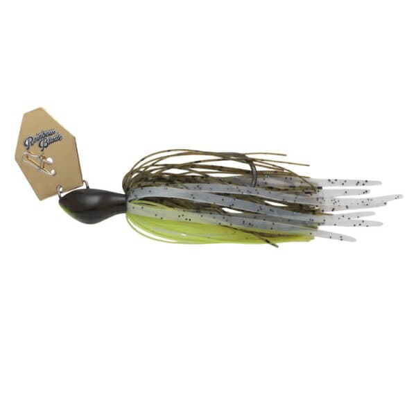 Imakatsu Bass Lure Rainbow Blade 1/2oz #MS-229 Green Pumpkin Chart G