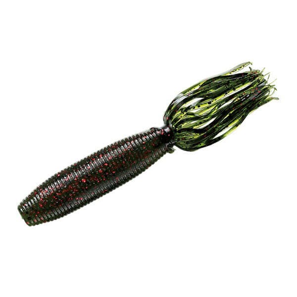Smith Gary Yamamoto Fat Ika 100mm Watermelon/Black & Small Red Flake
