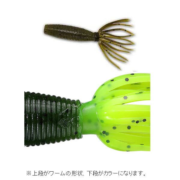 Smith Baby Fat Ika 80mm #194-156 Watermelon Pepper / Chartreuse Pepper