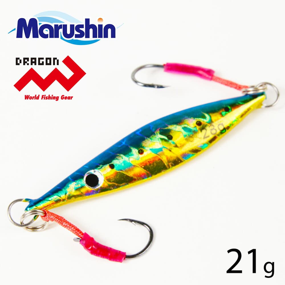 Marushin Metal Jig Sloider CT Blue Gold 21g