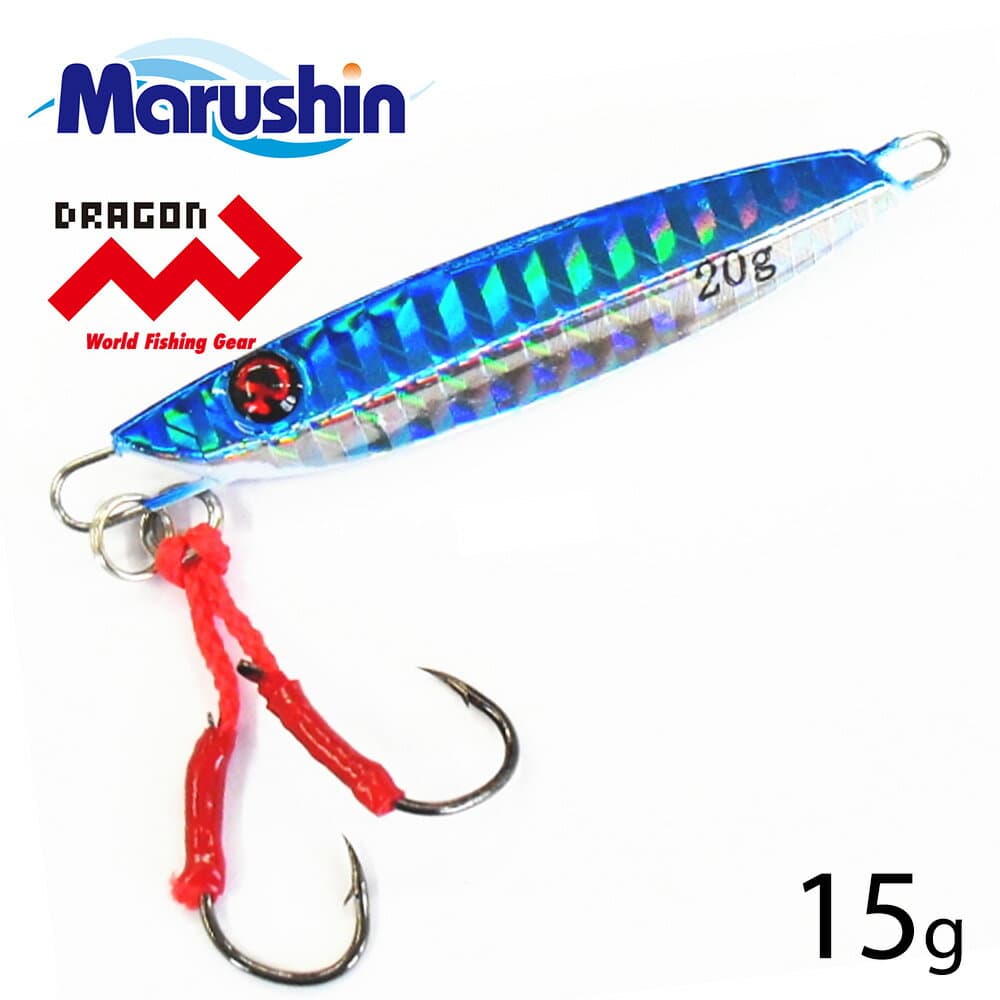 Marushin Metal Jig Four Edge Foxy Blue 15g