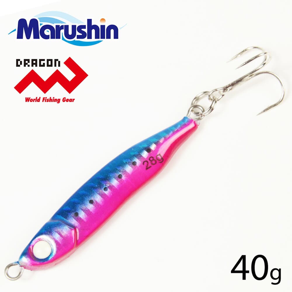 Marushin Metal Jig GTO Blue Pink 40g