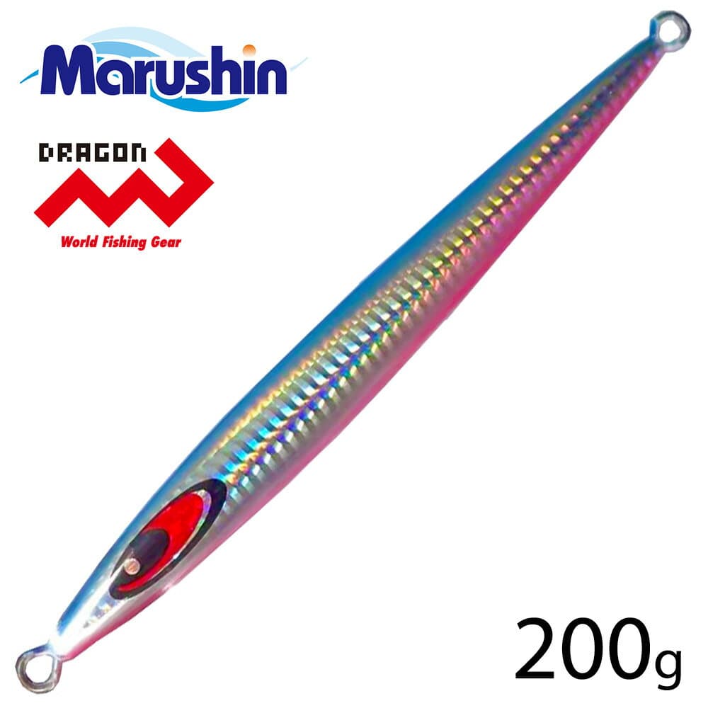Marushin Metal Jig Ryuga Blue Pink 200g