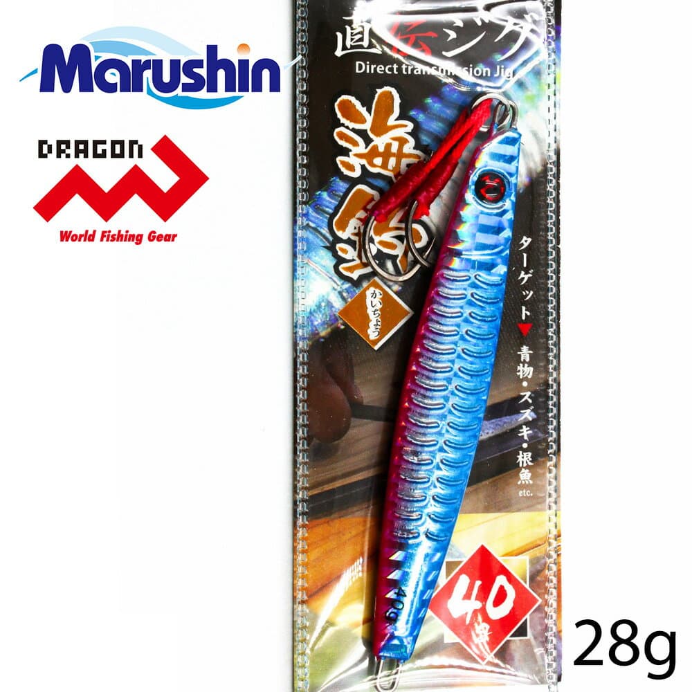 Marushin Metal Jig Blue Pink 28g