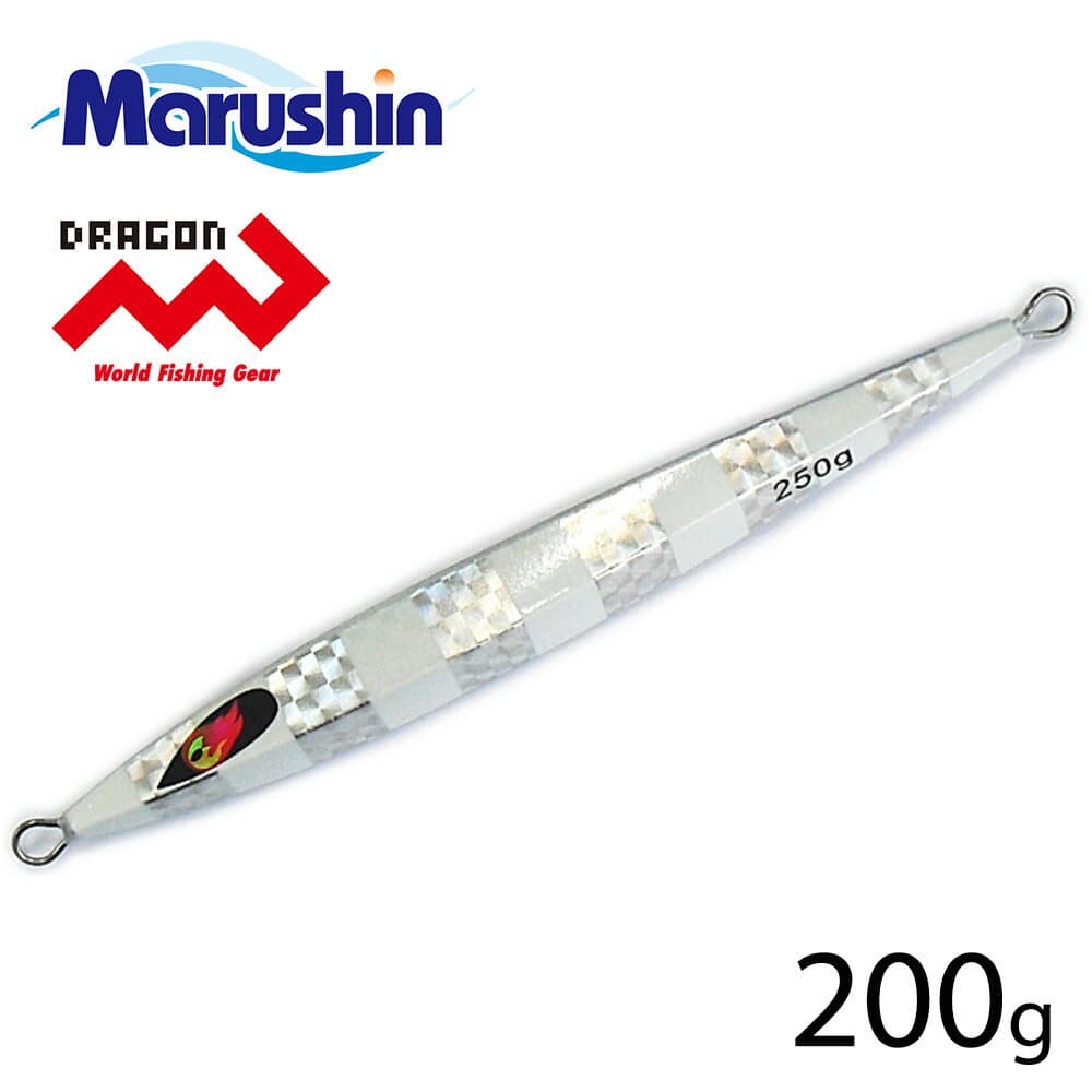 Marushin Metal Jig Amber Jack Zebra 200g