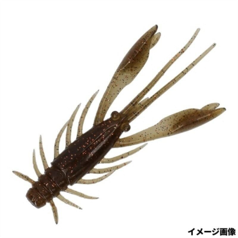 Daiwa Silver Wolf Urban Shrimp 2.4 inch Green Pumpkin UV Copper