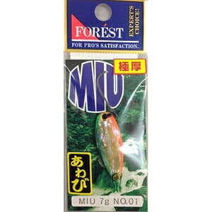 Forest MIU Native 7g #01 Green Orange Belly
