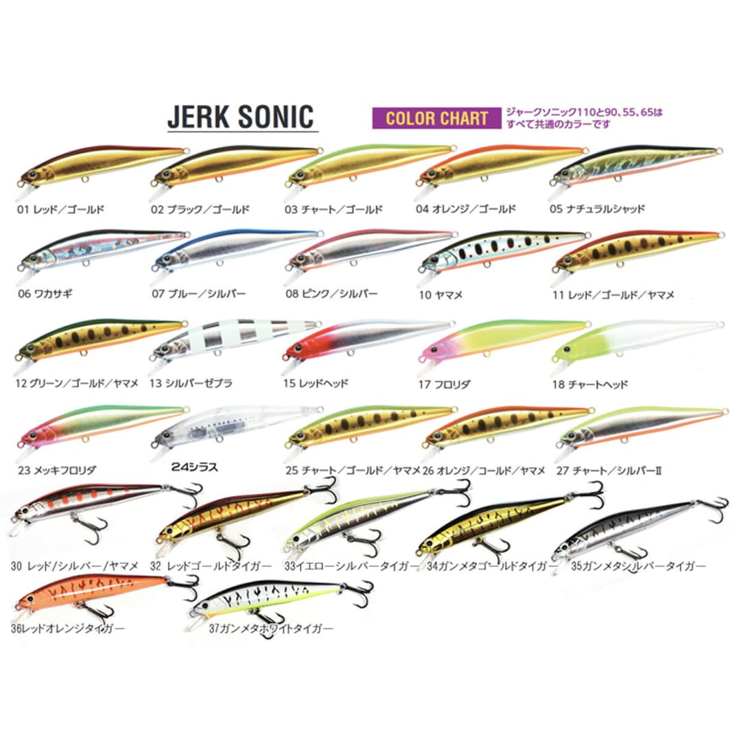 Waterland Jerk Sonic 55 Heavy Weight #05 Natural Shad