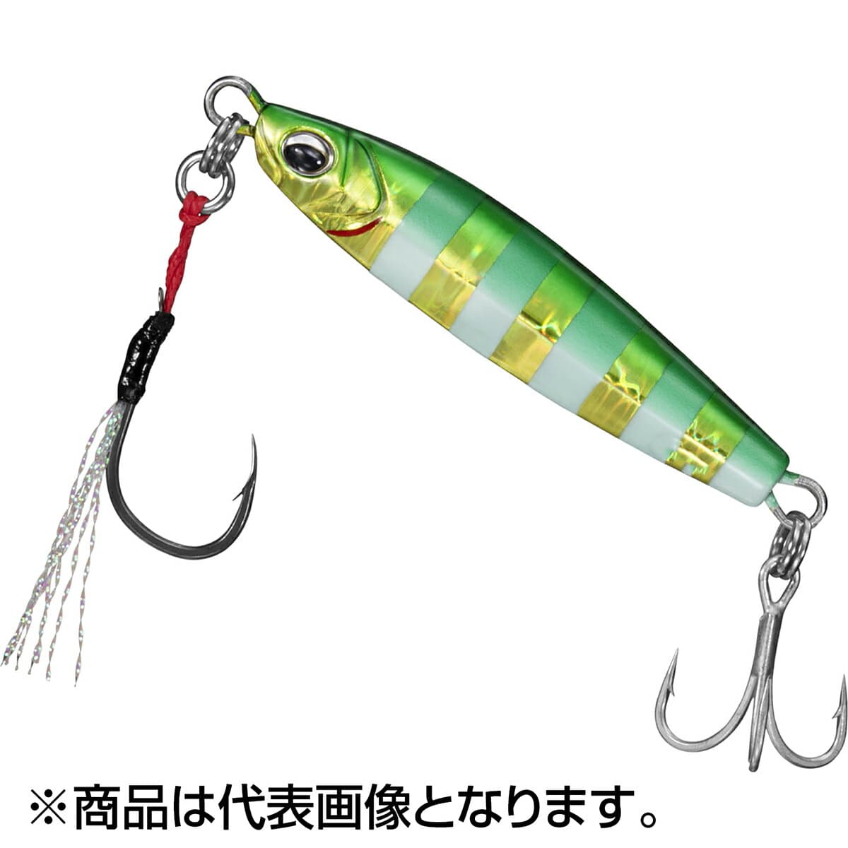 Daiwa Metal Jig Samurai Jig R SB 30g Green Gold Zebra