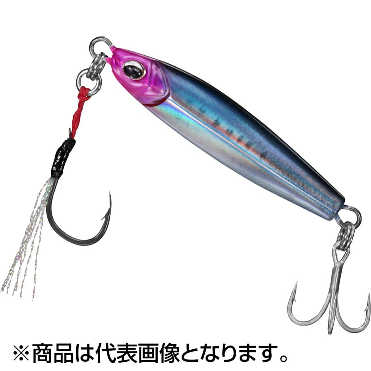 Daiwa Samurai Jig R SB 40g 70mm UV Real Blue Pink Iwashi