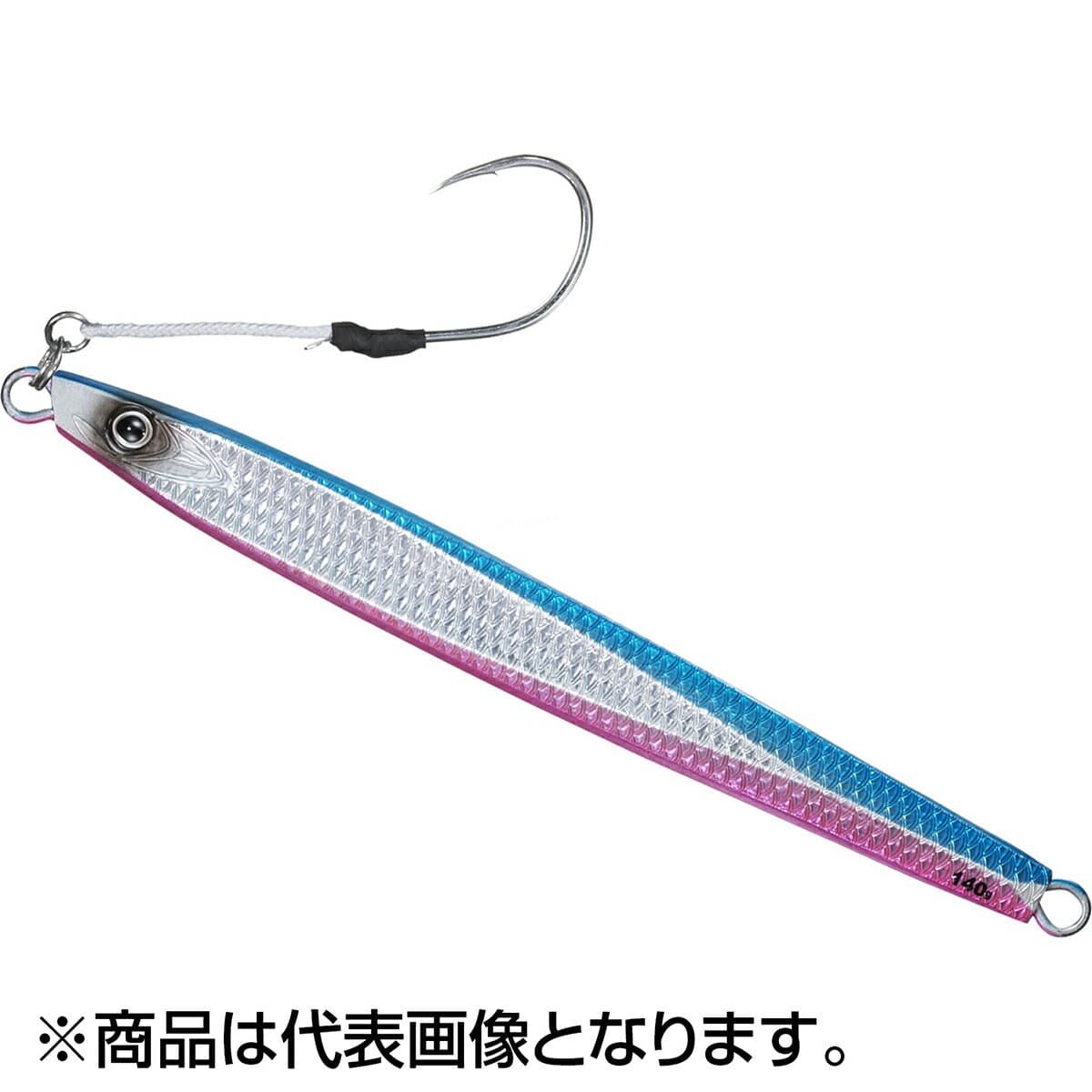 Daiwa Gleam Jig Semilong 140g Blue Pink