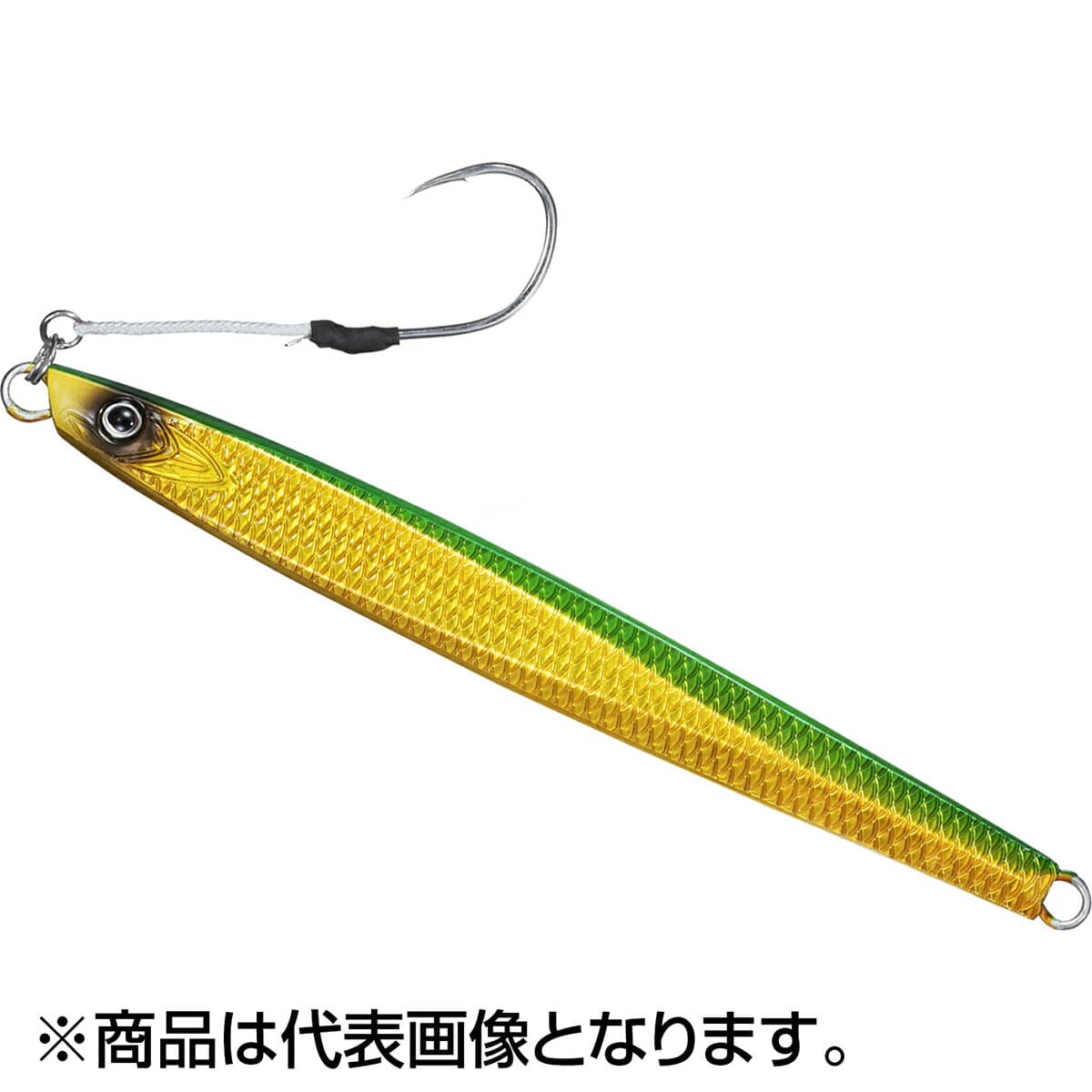 Daiwa Gleam Jig Semilong 180g Green Gold