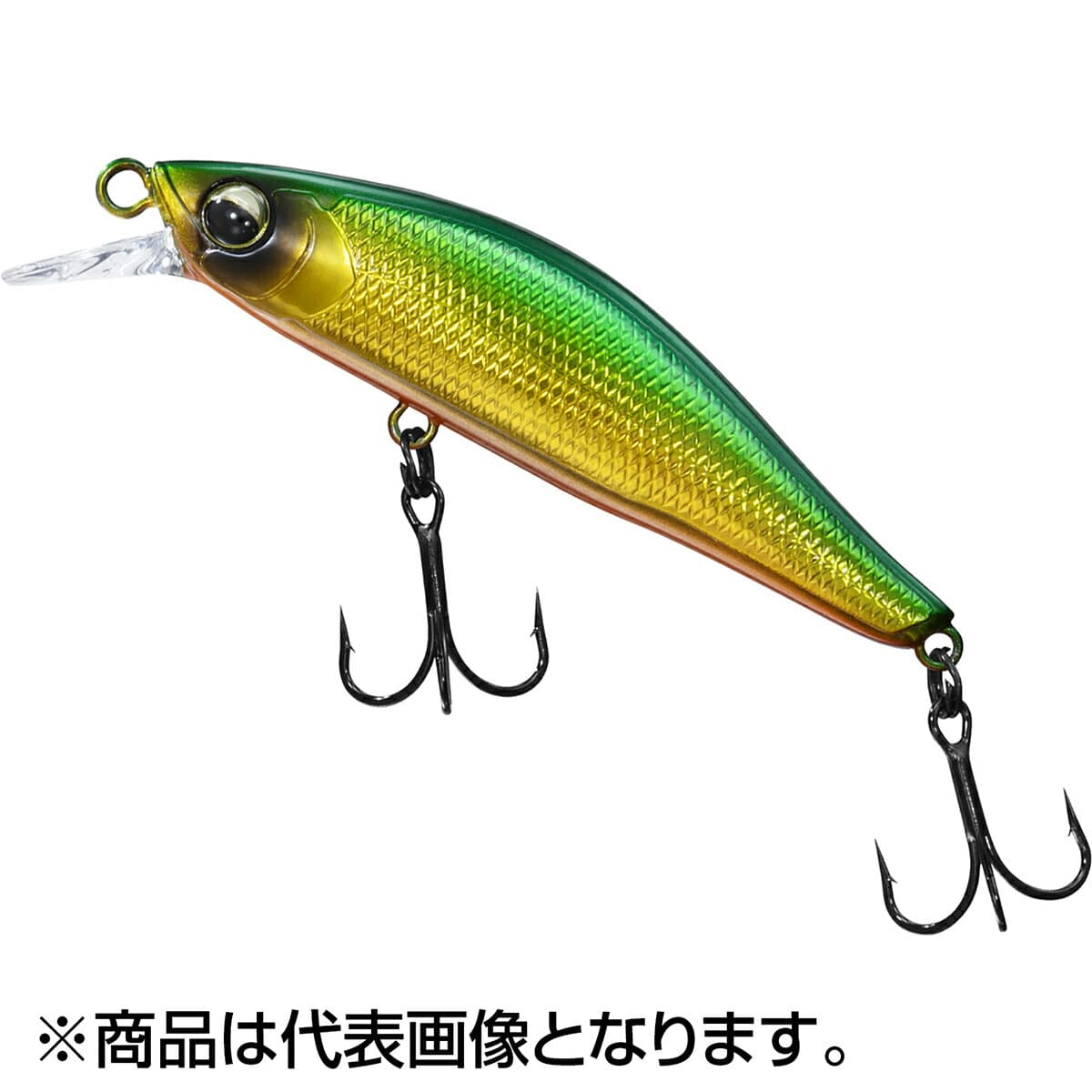 Daiwa Trout Plug Silver Creek Minnow 55S Green Gold Keimura Yamame