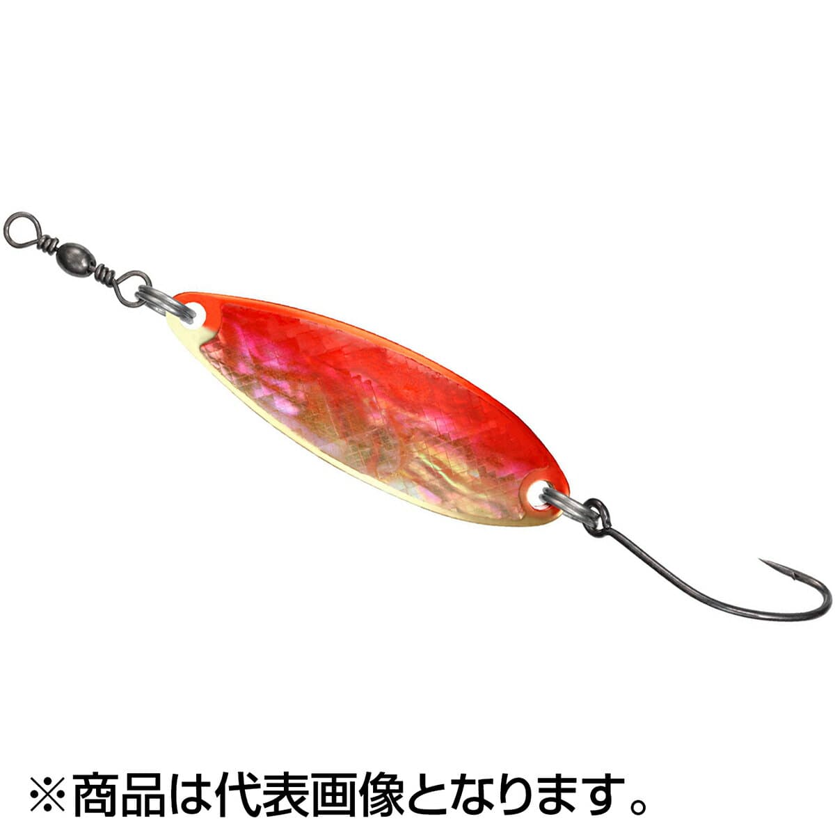 Daiwa Chinook Gekiatsu Spoon 4g Abalone Red Gold