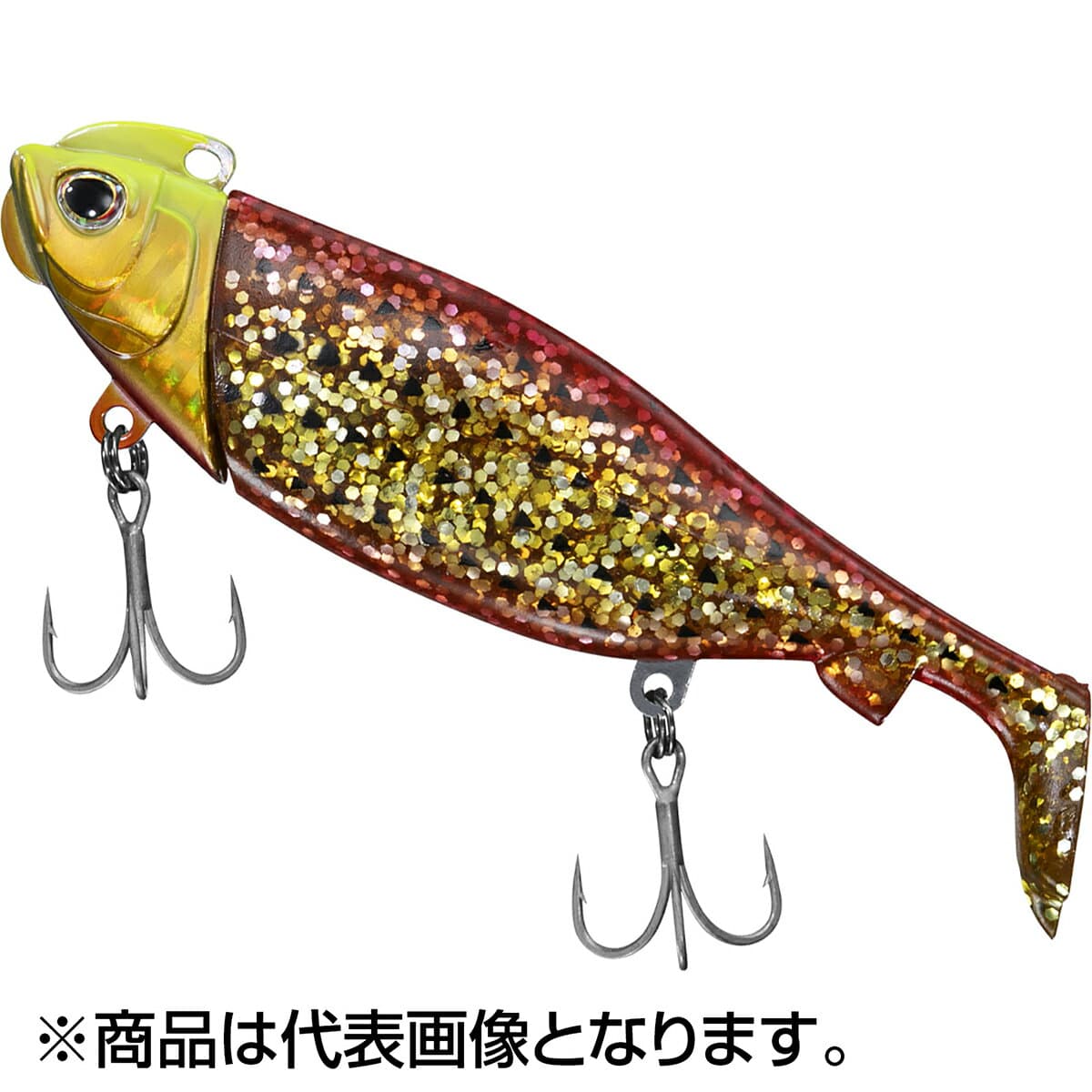 Daiwa Morethan Seabass Rodem Flat 3.7inch 30g Burning Gold Gizzard Shad