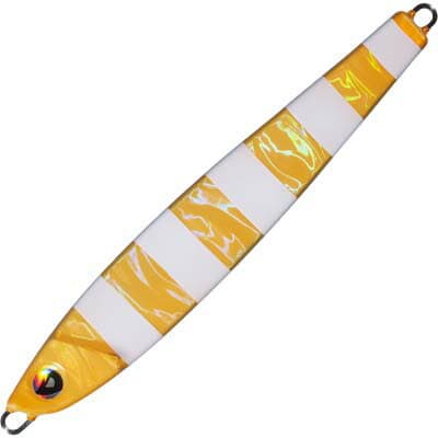 Valleyhill Dragon Q Metal Flat 90g #14 Orange/Blue Zebra Glow