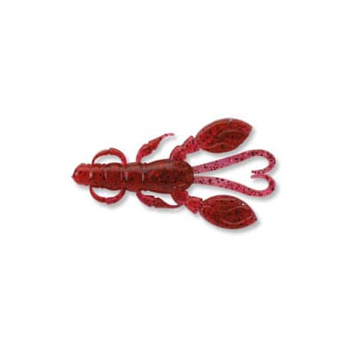 Ecogear Kasago Shokunin Rock Claw 2inch 111 Clear Glt./Red Small Black + Red Glt. Back