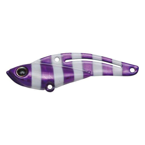Jackson Seabass Lure Teppan Vibrator 20g PUZ Purple Zebra Glow