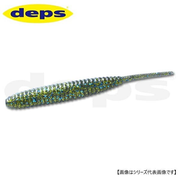 Deps Death Adder 5 #24 Smoke P/Blue & Gold