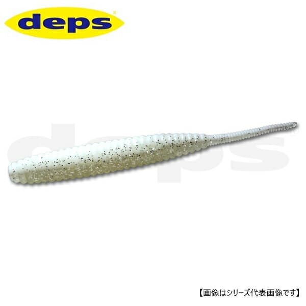 Deps Death Adder 4 inch #31 WH & Clear/Silver-F