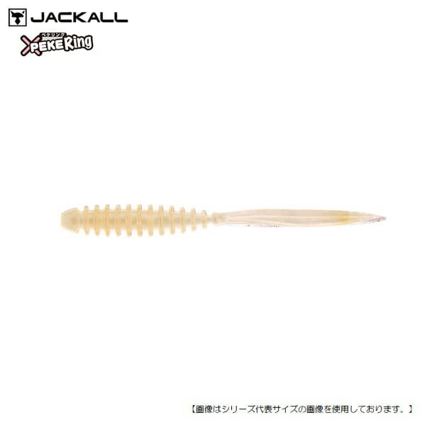 Jackall Worm Peke Ring 2.5inch Krill Oboro Glow