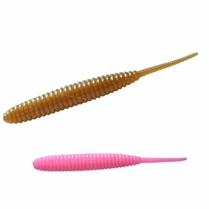 Deps Worm Death Adder 5inch #21 Pumpkin/Green Back