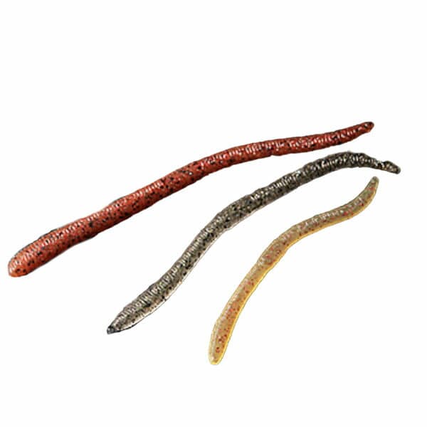 Jackall Worm Flick Shake 3.8inch Cola Red Flake